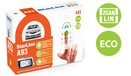 Автосигнализация STARLINE A93 v2 2CAN+2LIN ECO. Цена – 18 150 руб.
