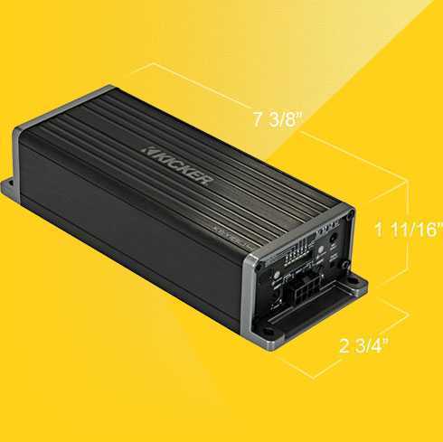 Усилитель KICKER KEY 200.4. Цена – 33 990 руб. фото 2 Усилитель KICKER KEY 200.4. Цена – 33 990 руб. фото 2