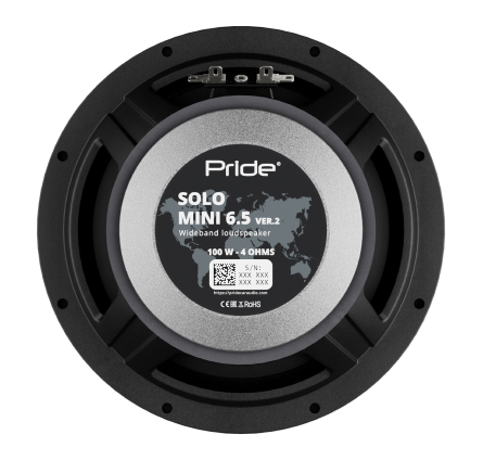 Среднечастотная акустика (Мидбасс). Акустическая система PRIDE SOLO MINI ver.2 6.5. Цена от – 4 460 руб. фото 5