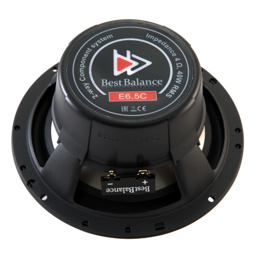 2 компонентная акустика. Акустическая система BEST BALANCE E6.5C BLACK EDITION. Цена от – 9 490 руб. фото 3