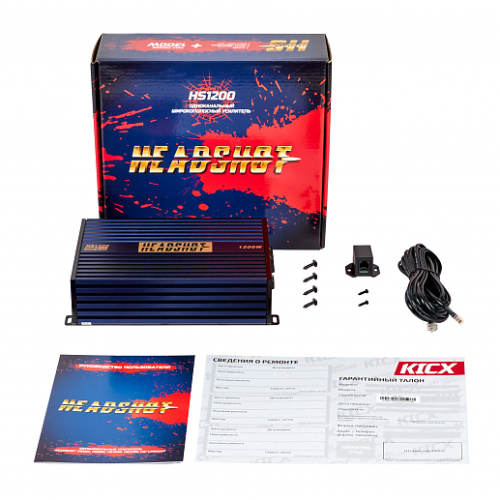 Усилитель KICX HeadShot 1200. Цена – 12 490 руб. фото 2