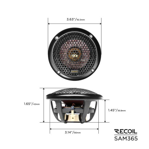 3 компонентная акустика. Акустическая система RECOIL SAM365. Цена от – 49 990 руб. фото 8