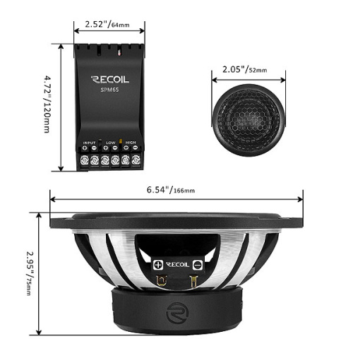 2 компонентная акустика. Акустическая система RECOIL SPM65. Цена от – 15 990 руб. фото 2 2 компонентная акустика. Акустическая система RECOIL SPM65. Цена от – 15 990 руб. фото 2