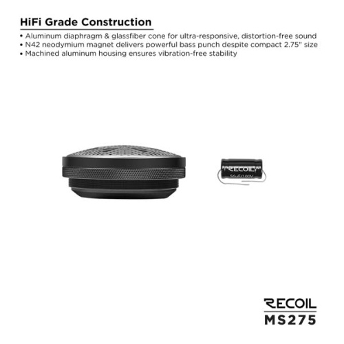 Твиттеры. Акустическая система RECOIL MS275. Цена от – 9 990 руб. фото 4