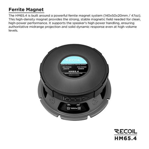 Среднечастотная акустика. Акустическая система RECOIL HM65.4. Цена от – 11&nbsp;990 руб. фото 3