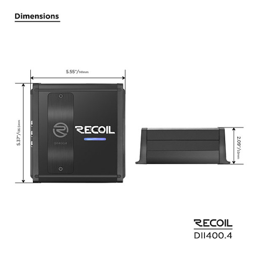 Усилитель RECOIL DII400.4. Цена – 17 590 руб. фото 2