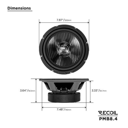 Среднечастотная акустика. Акустическая система RECOIL PMB8.4. Цена от – 12&nbsp;990 руб. фото 2
