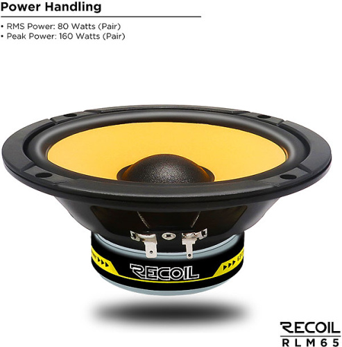 2 компонентная акустика. Акустическая система RECOIL RLM65. Цена от – 5 990 руб. фото 5