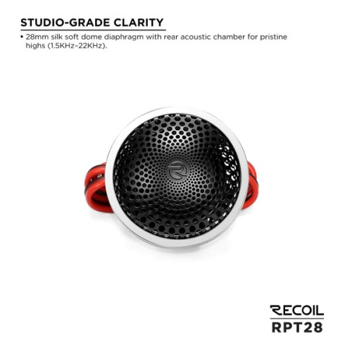 Твиттеры. Акустическая система RECOIL RPT28. Цена от – 14&nbsp;990 руб. фото 2