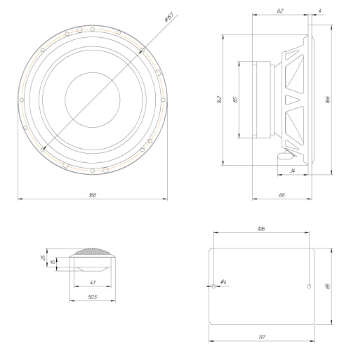2 компонентная акустика. Акустическая система ORIS ELECTRONICS Type 2. Цена от – 14 890 руб. фото 7