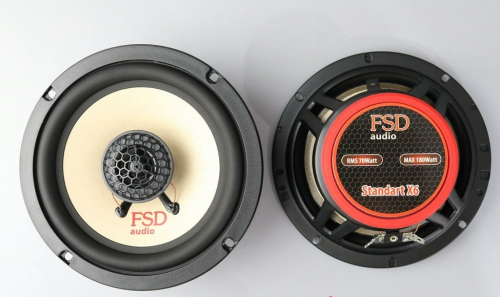 Коаксиальная акустика. Акустическая система FSD AUDIO STANDART X6. Цена от – 2 790 руб. фото 2