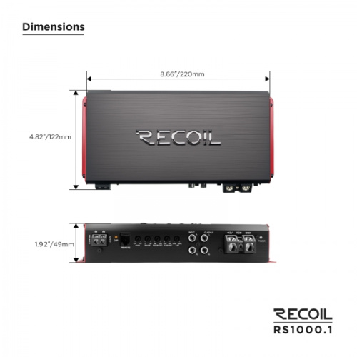 Усилитель RECOIL RS1000.1. Цена – 13&nbsp;990 руб. фото 2