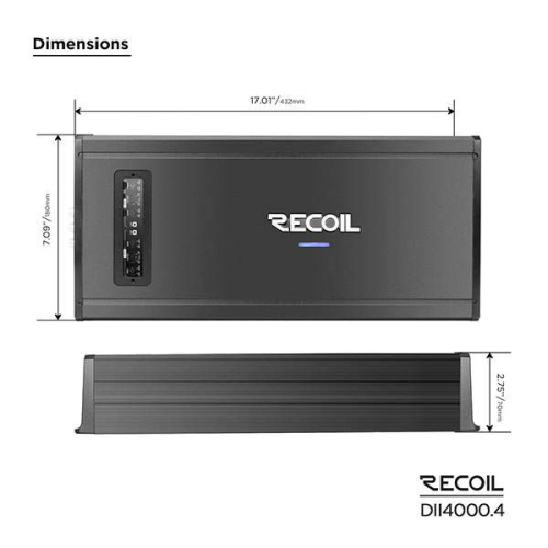 Усилитель RECOIL DII4000.4. Цена – 39 990 руб. фото 2