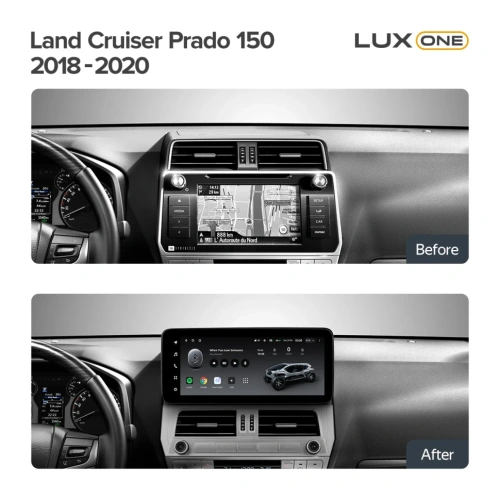 Установочный набор Toyota Land Cruiser Prado 150 2018-2020 12.3". Цена – 14&nbsp;990 руб. фото 2