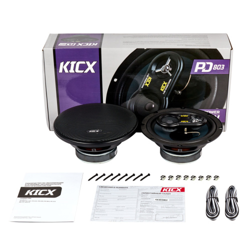 Коаксиальная акустика. Акустическая система KICX PD-803. Цена от – 7 890 руб. фото 2