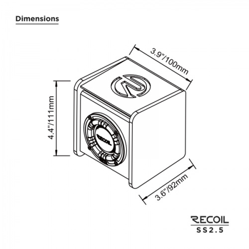 Сабвуфер RECOIL SS2.5. Цена – 3 990 руб. фото 2 Сабвуфер RECOIL SS2.5. Цена – 3 990 руб. фото 2