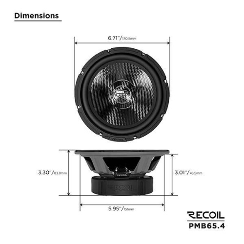 Среднечастотная акустика. Акустическая система RECOIL PMB65.4. Цена от – 10&nbsp;990 руб. фото 2