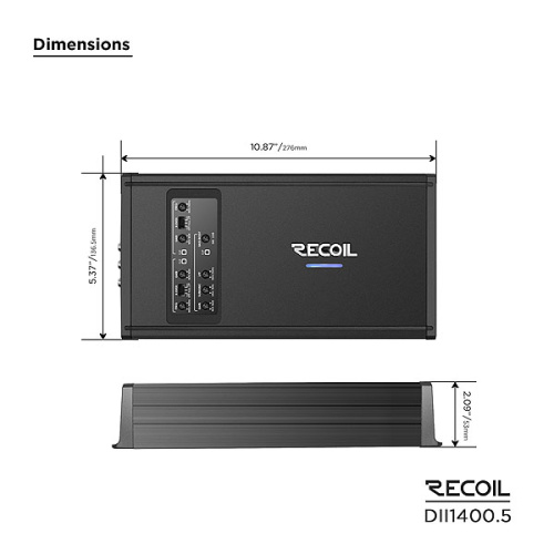 Усилитель RECOIL DII1400.5. Цена – 26 990 руб. фото 2