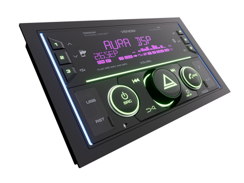 Автомагнитола AURA VENOM-D868DSP типоразмера 2 DIN по цене от – 12 990 руб.