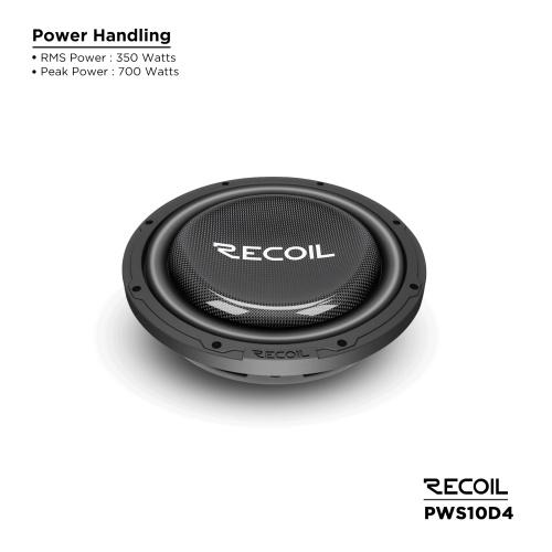 Сабвуфер RECOIL PWS10D4. Цена – 15&nbsp;990 руб. фото 5