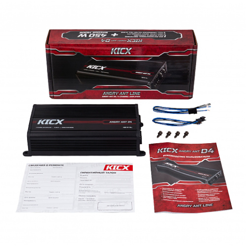 Усилитель KICX Angry Ant D4. Цена – 11 690 руб. фото 8
