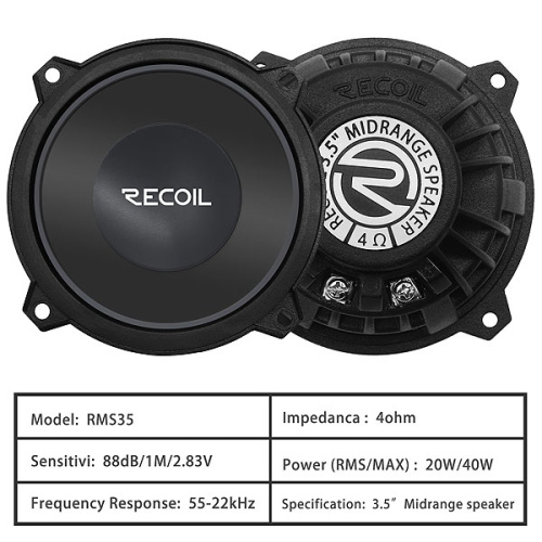 Среднечастотная акустика. Акустическая система RECOIL RMS35. Цена от – 13 490 руб. фото 6