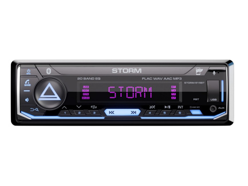 Автомагнитола AURA STORM-515BT типоразмера 1 DIN по цене от – 4 590 руб.