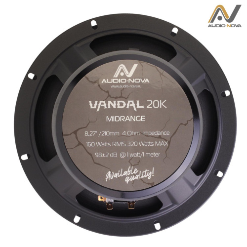 Среднечастотная акустика (Мидбасс). Акустическая система AUDIO NOVA VANDAL 20K. Цена от – 6 750 руб. фото 4