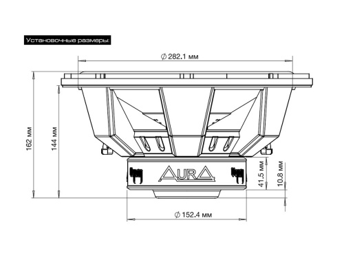 Сабвуфер AURA VENOM-HD12. Цена – 16&nbsp;390 руб. фото 2