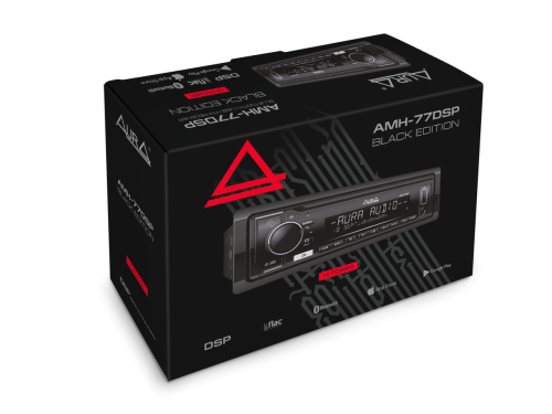 Автомагнитола AURA  AMH-77DSP Black Edition типоразмера 1 DIN по цене от – 7 890 руб. фото 2