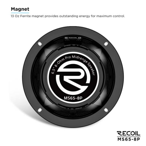 Среднечастотная акустика. Акустическая система RECOIL MS65-8P. Цена от – 4 990 руб. фото 4