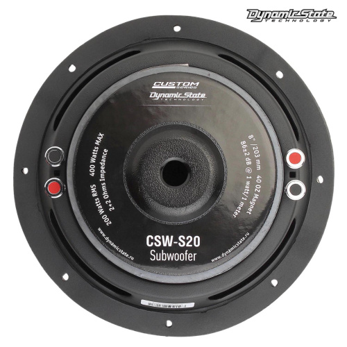 Сабвуфер Dynamic State CUSTOM CSW-S20. Цена – 4 900 руб. фото 2