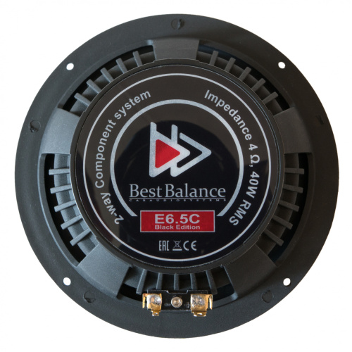 2 компонентная акустика. Акустическая система BEST BALANCE E6.5C BLACK EDITION. Цена от – 8 150 руб. фото 6