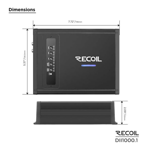 Усилитель RECOIL DII1000.1. Цена – 22 290 руб. фото 2