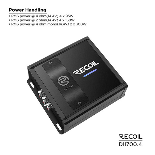 Усилитель RECOIL DII700.4. Цена – 20 790 руб. фото 6