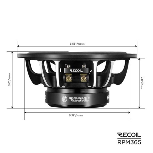 3 компонентная акустика. Акустическая система RECOIL RPM365. Цена от – 39 990 руб. фото 9