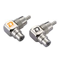Коннектор DL AUDIO  Phoenix Short Angle RCA угловой. Цена – 450 руб.