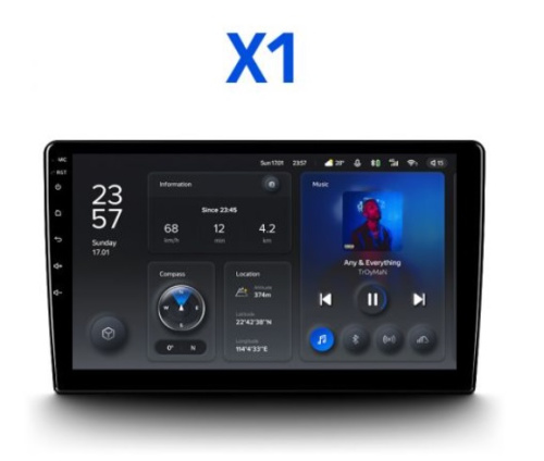 Автомагнитола Teyes X1 4G 4+64G 10"