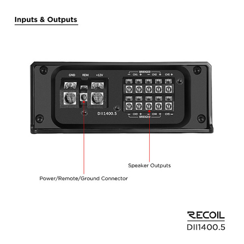 Усилитель RECOIL DII1400.5. Цена – 26 990 руб. фото 3