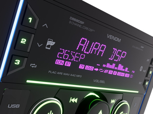 Автомагнитола AURA VENOM-D868DSP типоразмера 2 DIN по цене от – 12 990 руб. фото 3