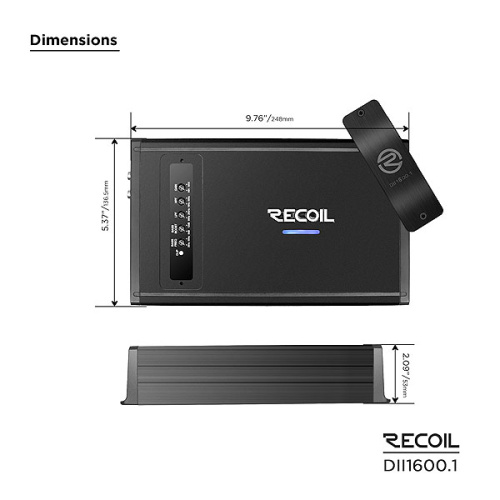 Усилитель RECOIL DII1600.1. Цена – 24 990 руб. фото 2