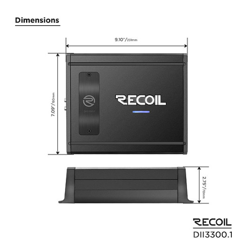 Усилитель RECOIL DII3300.1. Цена – 27 590 руб. фото 2