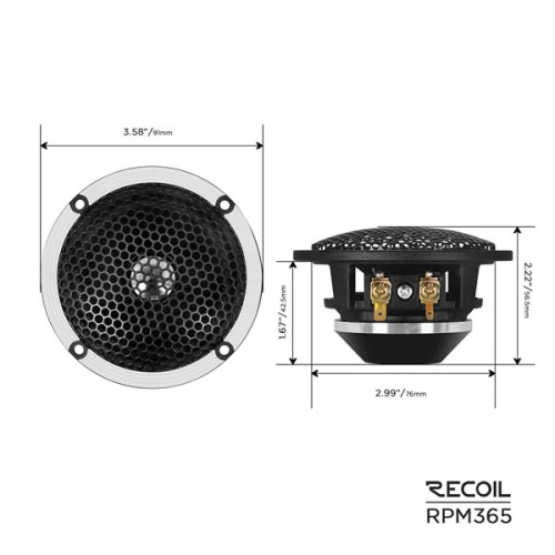 3 компонентная акустика. Акустическая система RECOIL RPM365. Цена от – 39 990 руб. фото 6