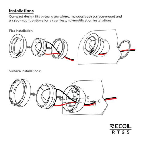 Рупорные твиттеры. Акустическая система RECOIL RT25. Цена от – 2&nbsp;690 руб. фото 2