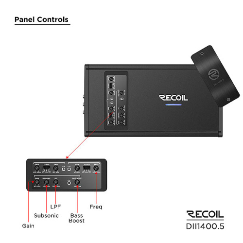 Усилитель RECOIL DII1400.5. Цена – 26 990 руб. фото 5