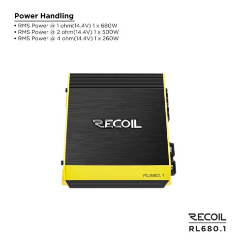 Усилитель RECOIL RL680.1. Цена – 11 990 руб. фото 4