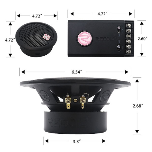 2 компонентная акустика. Акустическая система RECOIL RAM65. Цена от – 15 990 руб. фото 2