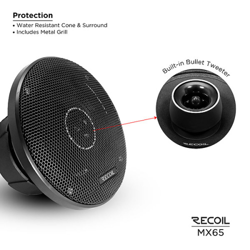 Коаксиальная акустика. Акустическая система RECOIL MX65. Цена от – 8 990 руб. фото 5