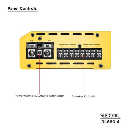 Усилитель RECOIL RL680.4. Цена – 12 490 руб. фото 3