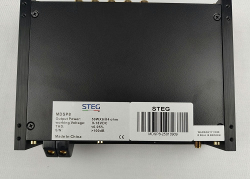Усилитель с процессором STEG MDSP8. По цене – 25&nbsp;050 руб. фото 3